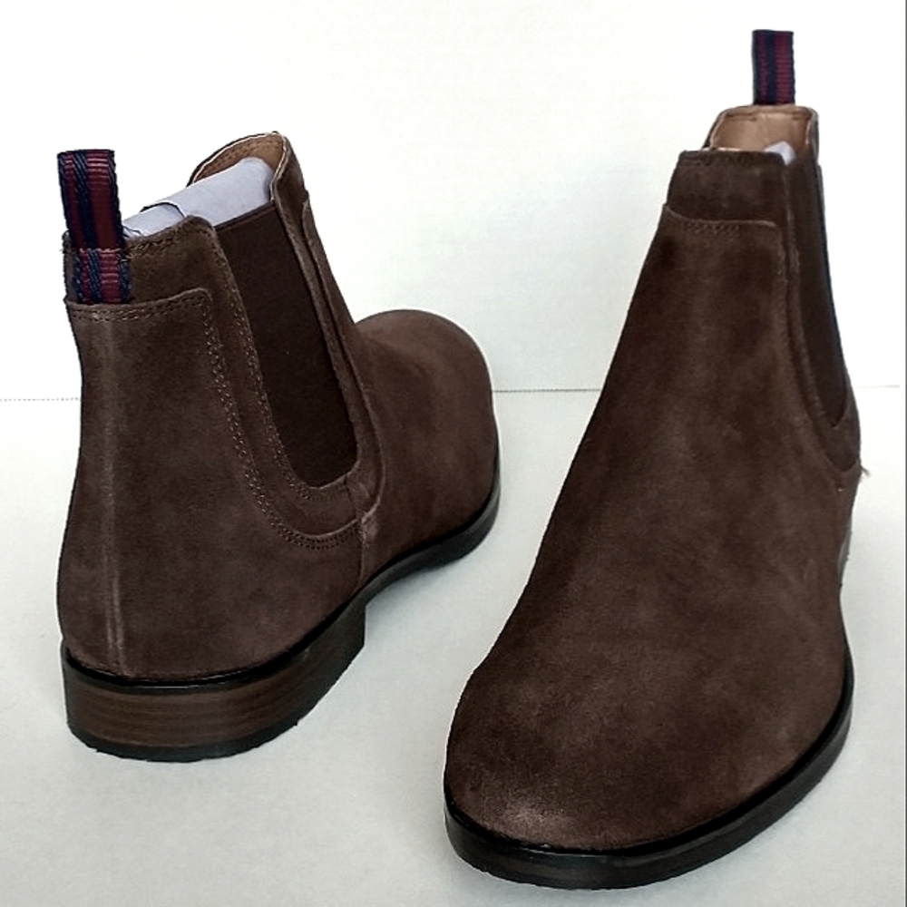 New w/Box Ben Sherman Genuine Suede Chelsea Pull-On Ankle Dress Boots 10.5 & 11 - Picture 1 of 10